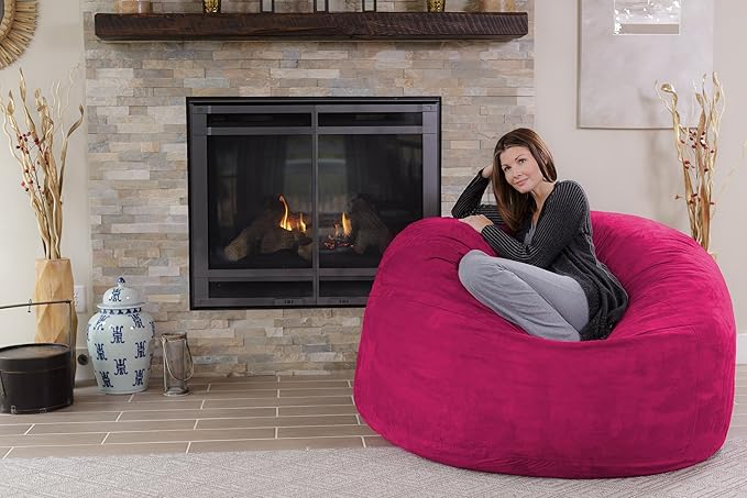 Chill Sack Bean Bag Chair: Giant 5' Memory Foam Furniture Bean Bag - Image 7