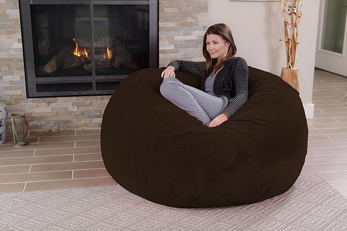 Chill Sack Bean Bag Chair: Giant 5' Memory Foam Furniture Bean Bag - Image 5