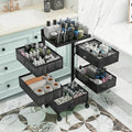 Rolling Rotating Storage Cart No Assembly Required，Bathroom Shelf Fruit and by xinyourui