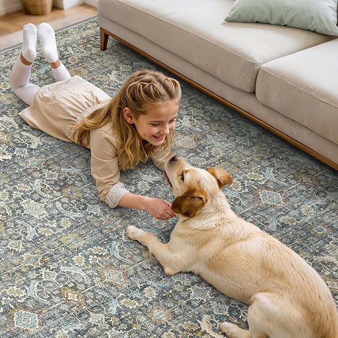 10X12 Area Rugs Machine Washable Rugs - Image 5