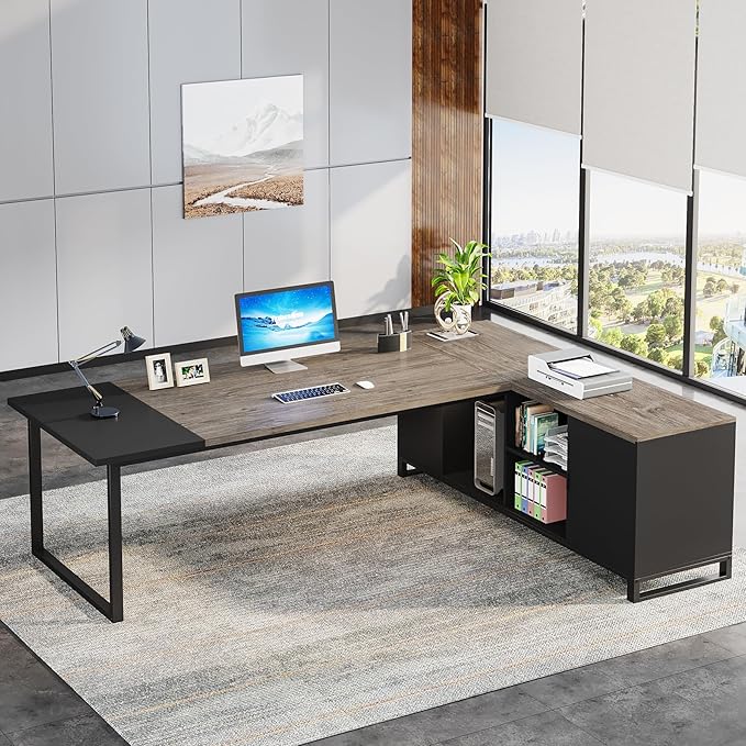 Tribesigns 70.8" Executive Desk by Tribesigns