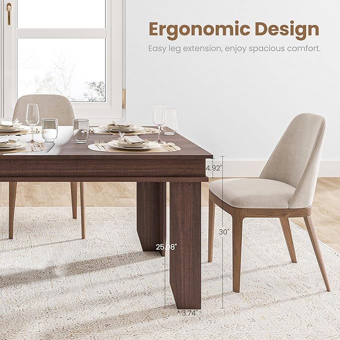 GarveeHome Farmhouse Dining Table - Image 5