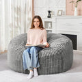 HABUTWAY 4FT Bean Bag Chair, Memory Foam Beanbag Chair by HABUTWAYMakeYourLifeComfortable