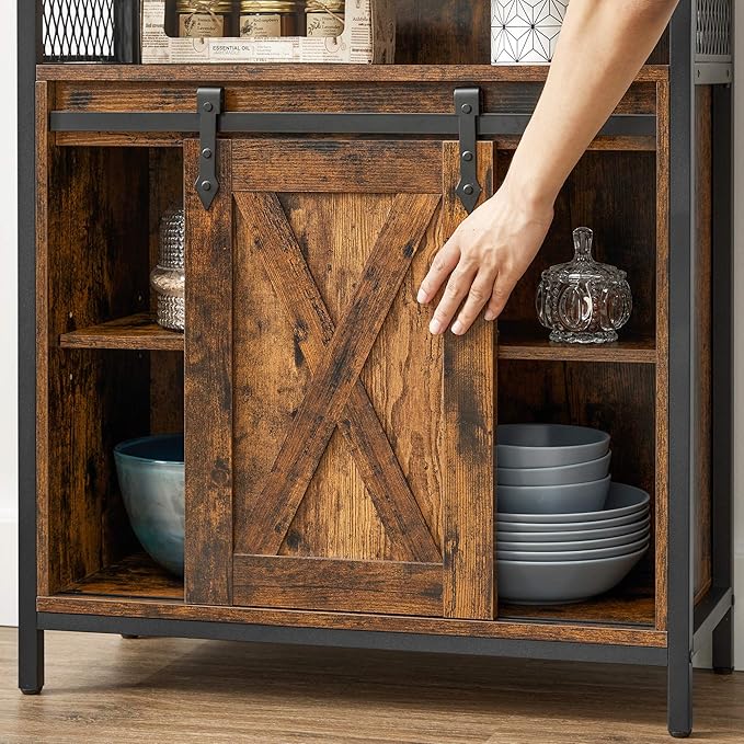 VASAGLE Buffet Cabinet, Coffee Bar Storage Cabinet, Sideboard - Image 4