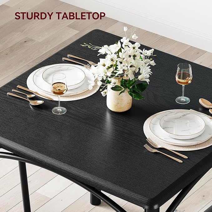 GarveeHome Dining Table Set for 2, Kitchen Table - Image 3