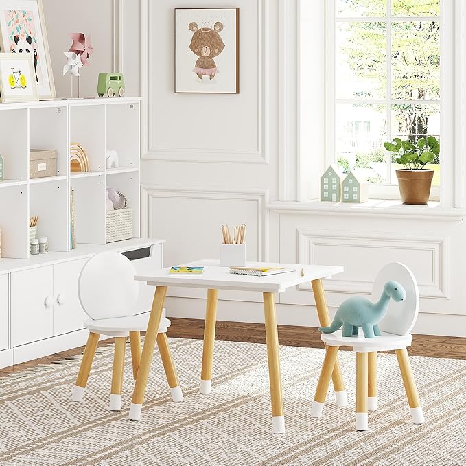UTEX Kids Table with 2 Chairs Set - Image 3