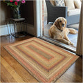 Kingston Country Kitchen Rugs 20x30– A Jute Braided Multi Color Rug to Use in by Homespice