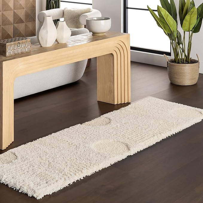 nuLOOM Gloria Abstract Shag Runner Rug by nuLOOM