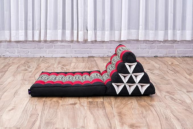 Leewadee 1-Fold Mat with Triangle Cushion – Comfortable TV Pillow, Foldable - Image 7