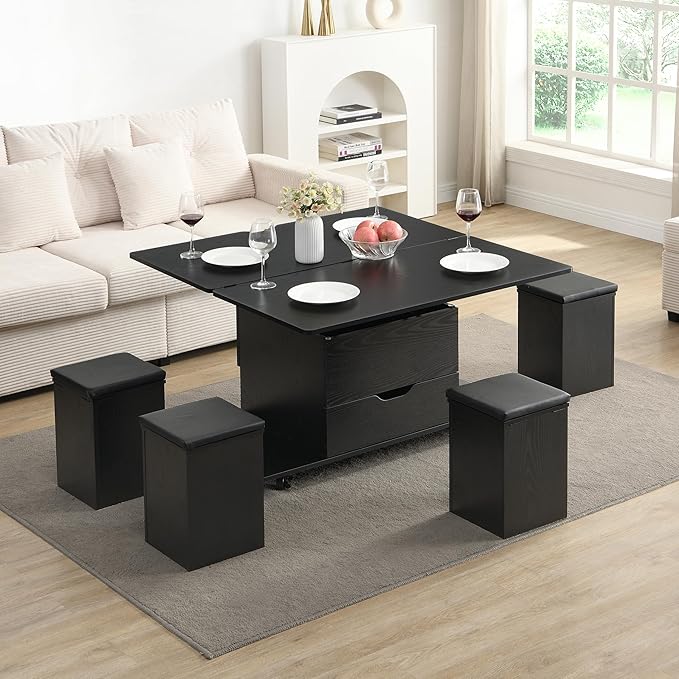 Merax Multi-Functional Lift-Top Coffee Table - Image 3