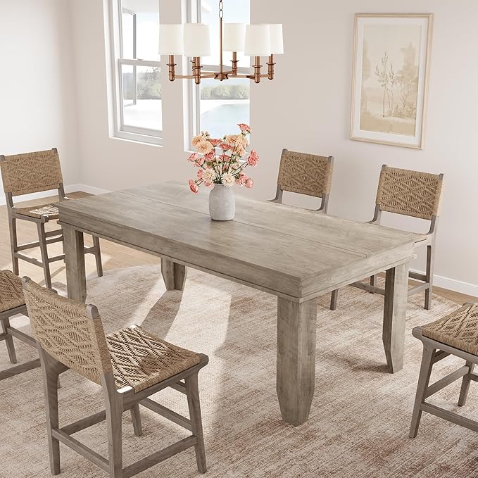 GarveeHome Farmhouse Dining Table - Image 4