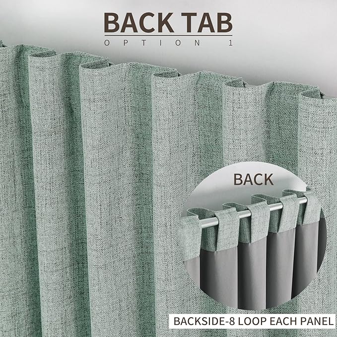 Joydeco Custom 100% Blackout Long Drapes - Image 3