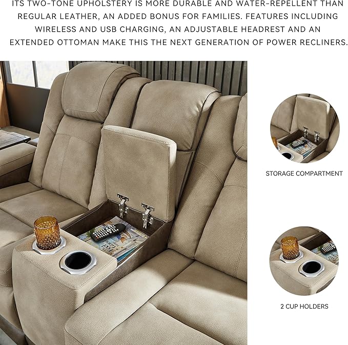 Signature Design by Ashley Next-Gen DuraPella Power Reclining Loveseat - Image 5