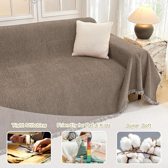 MYSKY HOME Couch Cover for Dogs Washable Couch Covers Couch Covers for Dogs - Image 3