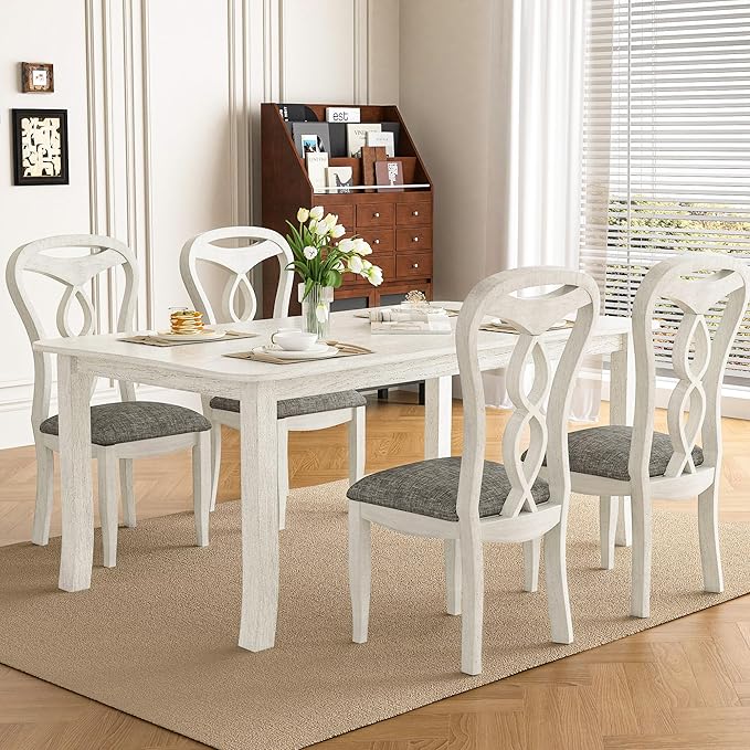 Solid Wood Dining Chair Set of 4, Kitchen Dining Room Chair - Image 2