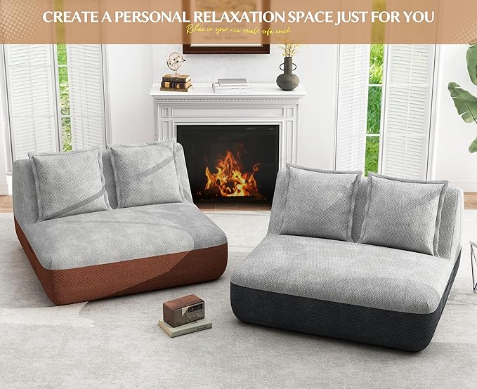 Hobestluk Small Sofa Couch Lounge Sofa Chair - Image 5