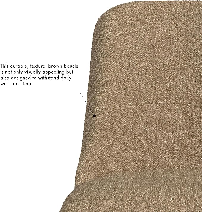 HomePop Home Decor | Upholstered Hemet Gayle Side Dining Chair | Decorative - Image 5