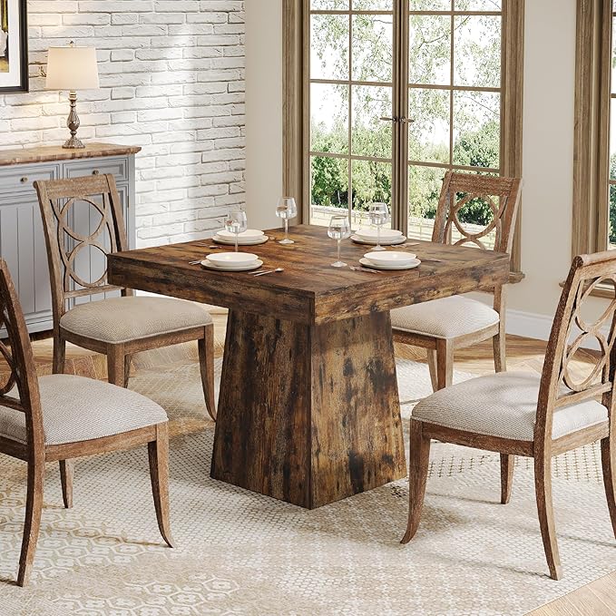 Tribesigns Square Dining Table for 4, 31.5-Inch Small Kitchen Table - Image 7