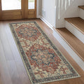 GENIMO 2x8 Runner Rugs for Hallway, Machine Washable Non Slip Vintage Rugs by GENIMO