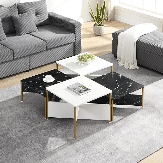 Christopher Knight Home Lana Wooden Nesting Coffee Table Set of 4, Mid Century by ChristopherKnightHome