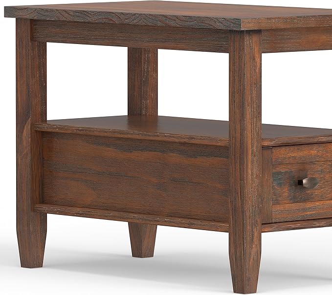 SIMPLIHOME Warm Shaker SOLID WOOD 14 Inch Wide Rectangle Transitional Narrow - Image 12