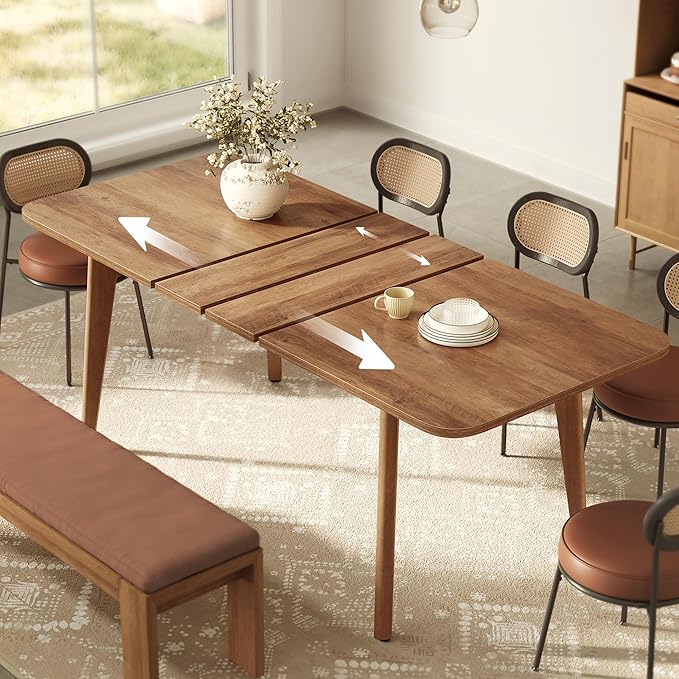 VASAGLE Dining Table for 4/6/8, Extendable Kitchen Table - Image 6