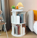 Heehee Wooden Rotating Bookshelf 360 Display Floor Standing Bookcase Storage by Heehee