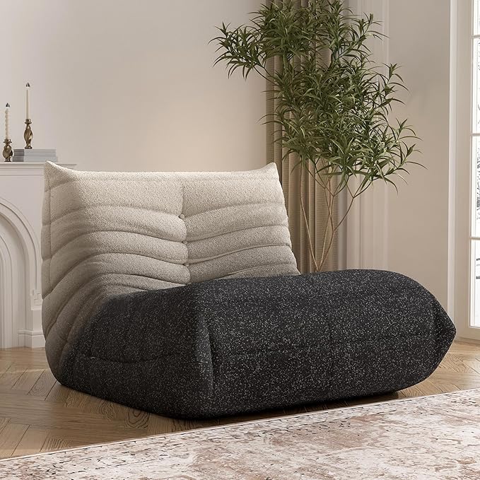 Bean Bag Chair, Fireside Chair Bean Bag Sofa Large Bean Bag Chair by Unknown