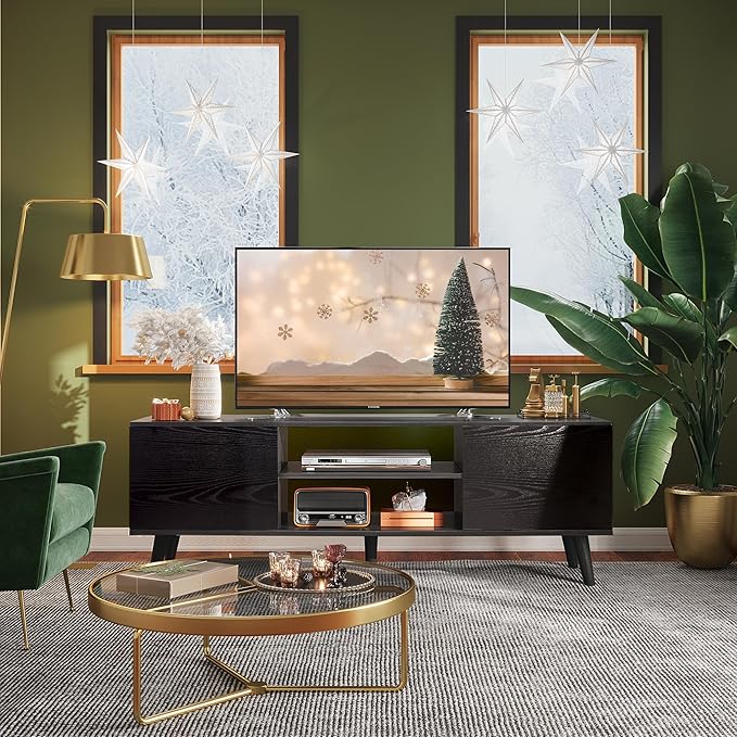 WLIVE TV Stand for 55 60 inch TV, Entertainment Center - Image 2
