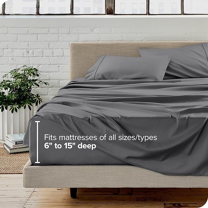 Bare Home Full XL Sheet Set - Image 5