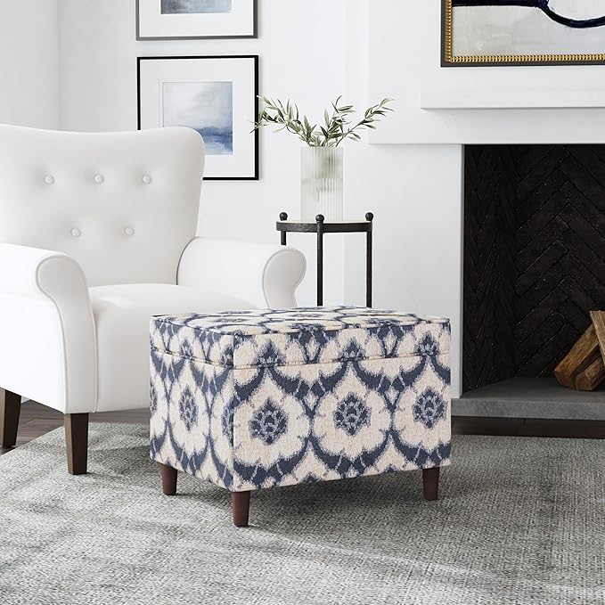 Home Decor | Dinah Collection Modern Storage Ottoman | Ottoman - Image 2