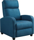 Yaheetech Fabric Recliner Sofa Modern Single Recliner Sofa Home Theater Seating by Yaheetech