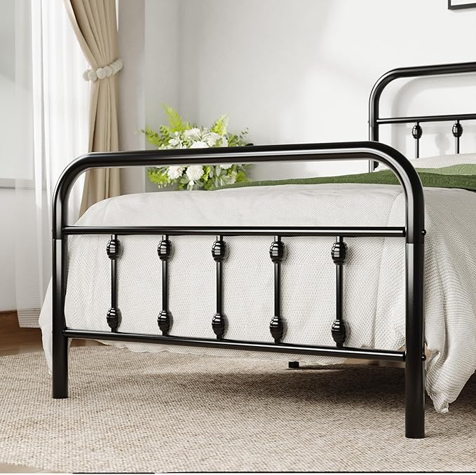 Allewie 14 Inches Twin Size Metal Platform Bed Frame - Image 5