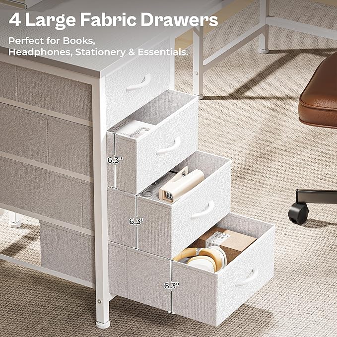 Huuger 55 Inch L Shaped Desk - Image 6