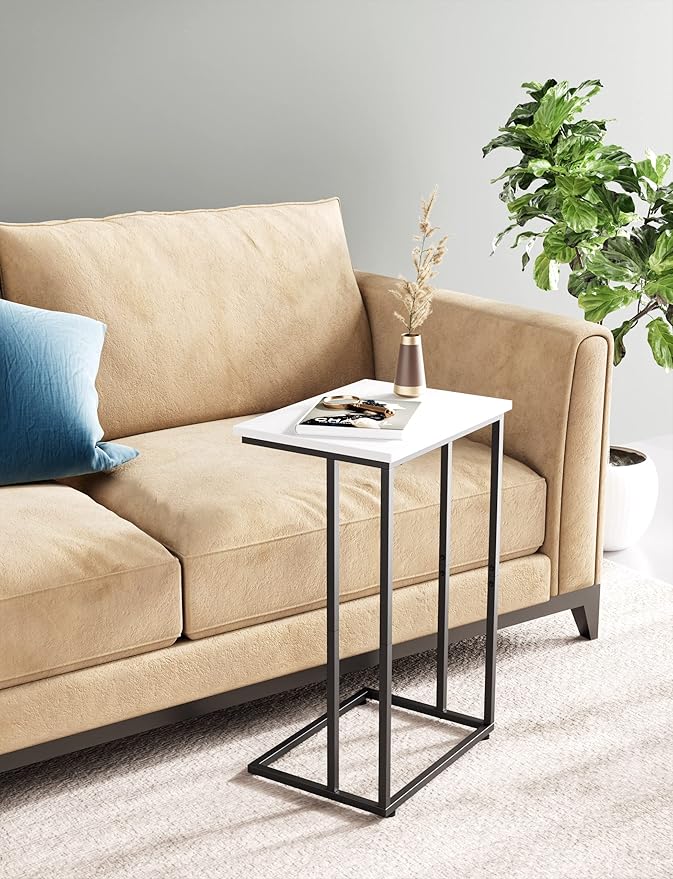 Innerjoin Wide C Side Table, C Couch Laptop Table - Image 3