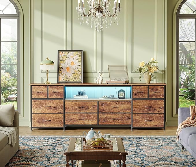 Huuger 70.9 Inch Dresser TV Stand - Image 2