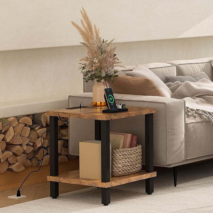 Large End Table Square Side Table - Image 7
