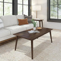 Plank+Beam 48 Inch Mid Century Modern Coffee Table, Wood Coffee Tables by PlankBeam