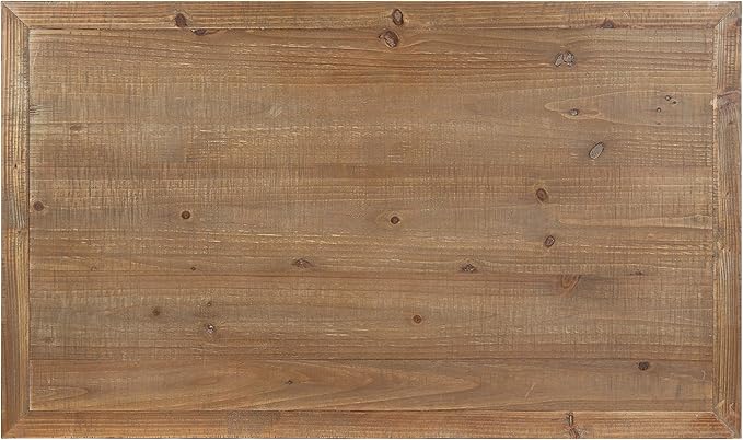 Kate and Laurel Wyldwood Rustic Carved Coffee Table, Distressed Brown and White - Image 7