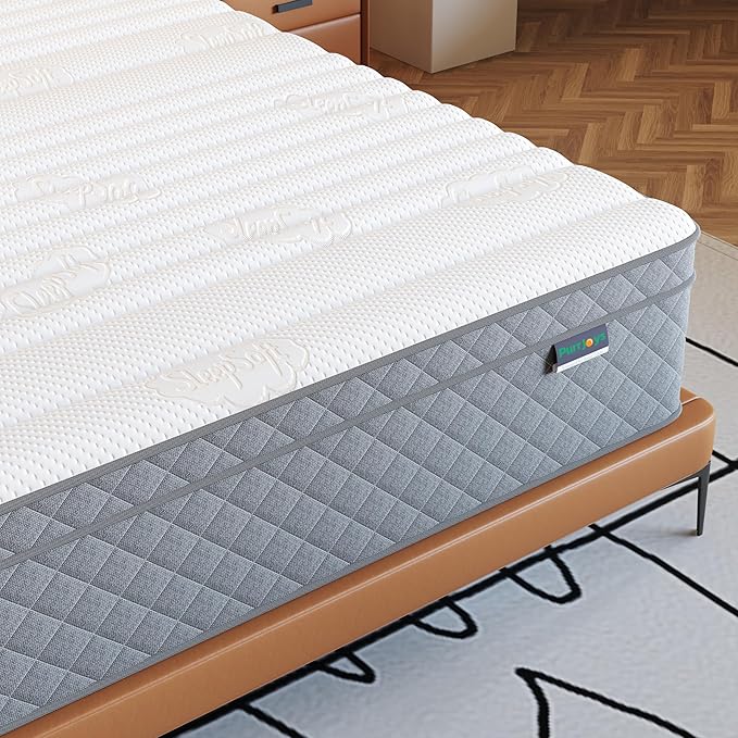 Firm Full Mattress, 12 Inch Cooling-Gel Memory Foam and Pocket Spring Hybrid - Image 3