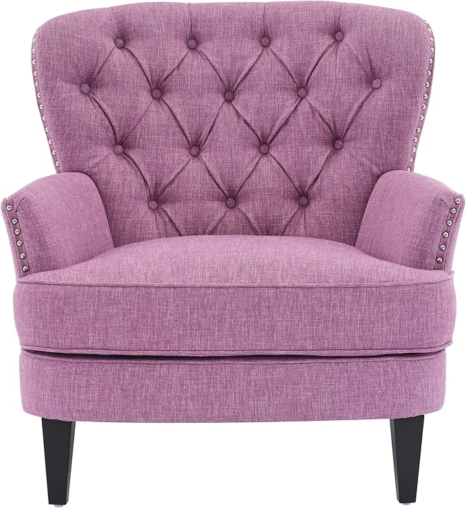 Ball & Cast Accent Chair, Mid-Century Lounge Living Room Chairs - Image 4