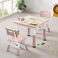 Kids Table & Chairs Set Height Adjustable by CuFun