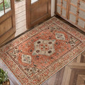 Boho Small Area Rug, 2x3 Washable Rug by Tangsoo