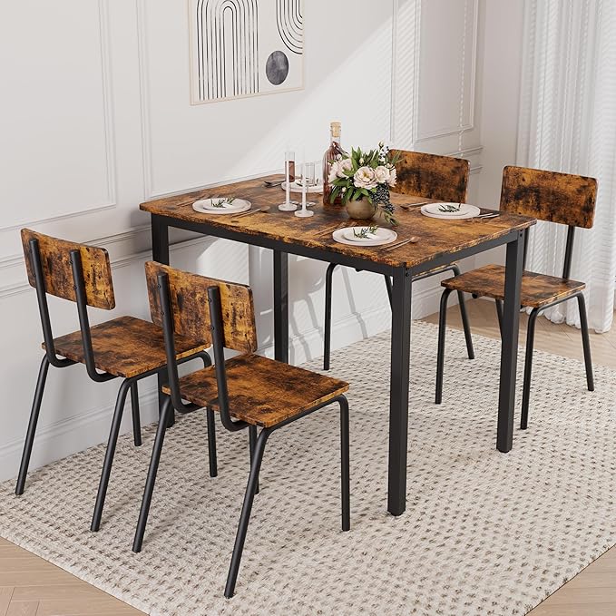 Ball & Cast 5 Pieces Dining Table Set by BallCast