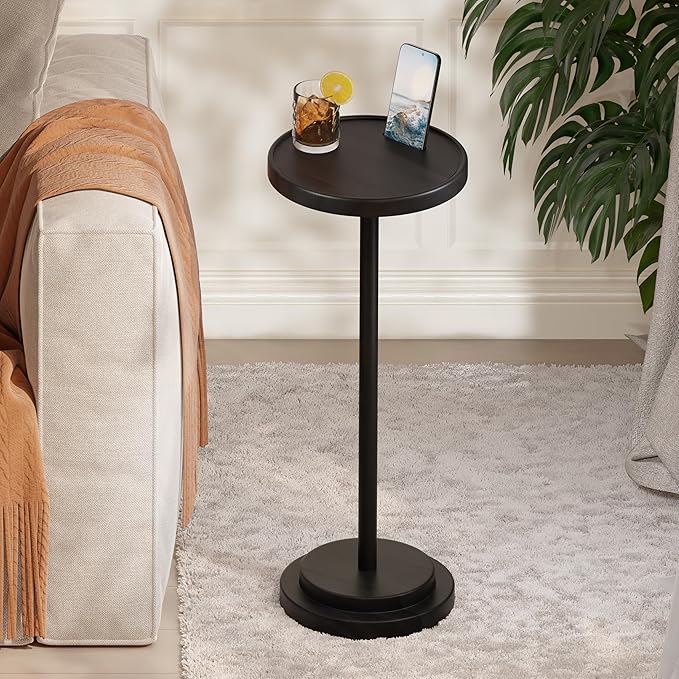 Drink Table, 24.4" Tall Compact Side Table by BLUEWEST