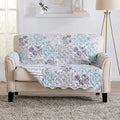 Reversible Floral Patchwork Furniture Protector Scalloped Edge Stain Resistant by GreatBayHome