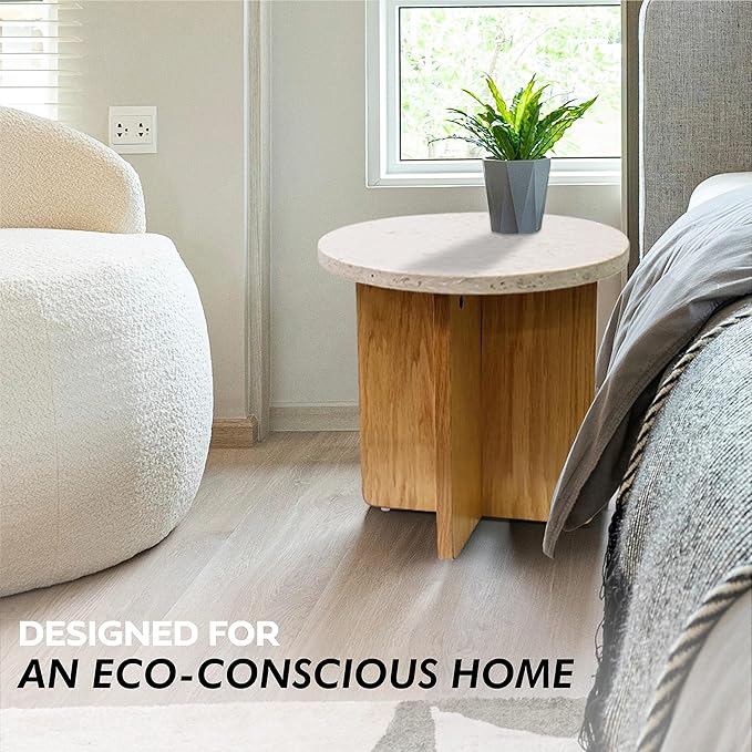 Melino Ocean-Plastic Round Side Table - Image 3