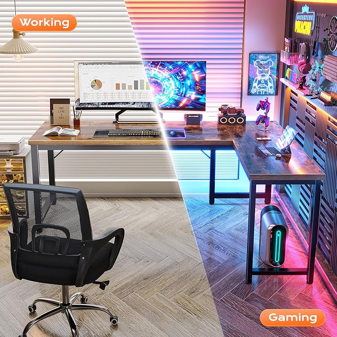 Huuger 63 Inch L Shaped Desk - Image 5