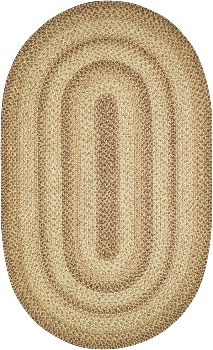 Homespice Cookie Dough Jute Braided Kitchen Rugs 27x45 - Image 9