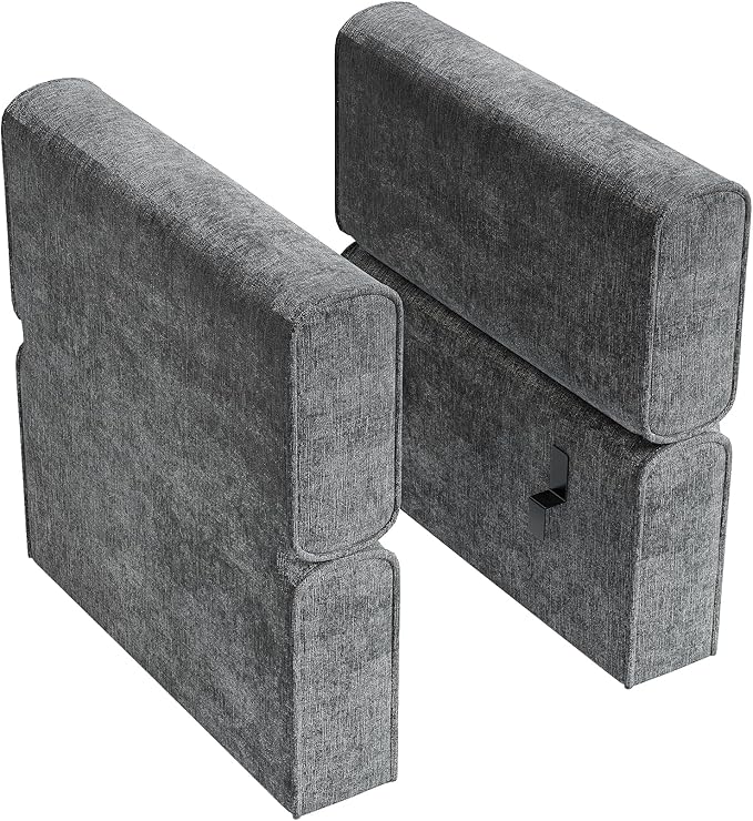GAOMON Chenille Armrest Module for Modular Sectional Sofa, 90°-180° Adjustable - Image 3